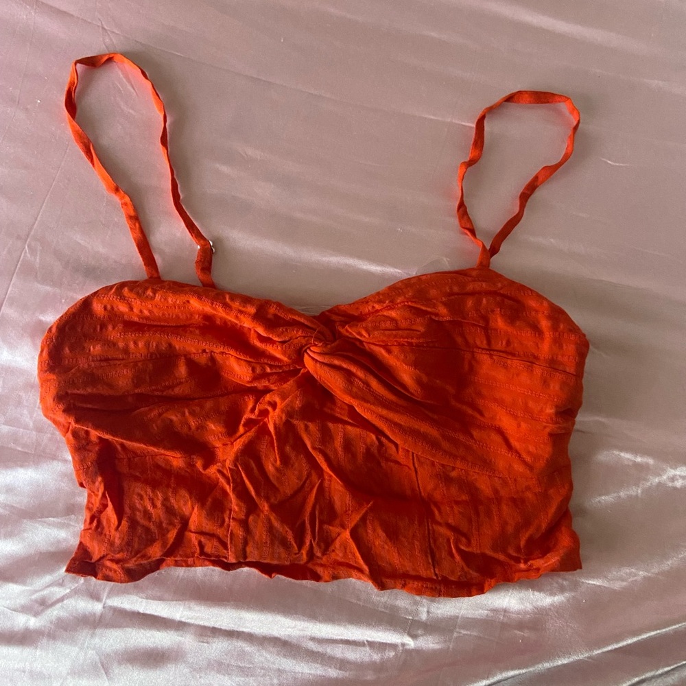 Matching Red/Orange Tank/Shorts Set